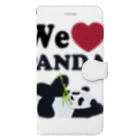 キッズモード某のwe love パンダ Book-Style Smartphone Case