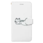 おもち屋さんのごろごろねこ Book-Style Smartphone Case