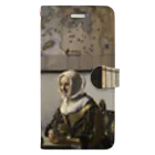 Art Baseの兵士と笑う女 / フェルメール (Officer and Laughing Girl 1657) Book-Style Smartphone Case