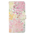 MAKIのflower(濃) Book-Style Smartphone Case