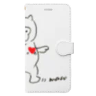 Maco's Gallery Shopのむーんうぉーく〜 Book-Style Smartphone Case