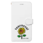 tournesol depuis 1994のオリジナルロゴ(Himawari) Book-Style Smartphone Case