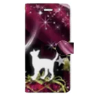  『 びたあちよこれいと ，』のcats Book-Style Smartphone Case