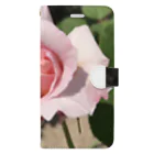 2626(ふわふわ)のピンクの薔薇ちゃん Book-Style Smartphone Case