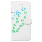 ゆーりんちーの金魚と水草 Book-Style Smartphone Case