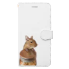 DEGU.のデグーのねむちゃん~エン麦ボトル~ Book-Style Smartphone Case