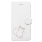 猫と犬の上をむく猫さん Book-Style Smartphone Case