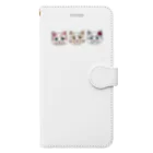 ねこまる雑貨店のねこまるとねこちゃんず Book-Style Smartphone Case