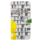 日常文学のレモンエロウの空想 Book-Style Smartphone Case