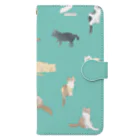 mayuのねこだらけミント Book-Style Smartphone Case