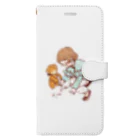 KrimgenのThank You 子供とくま Book-Style Smartphone Case