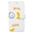 R_RのBANANA 手帳型スマホケース