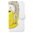 A2Cのコーヒーハリネズミ Book-Style Smartphone Case