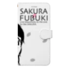 松や SUZURI店のSAKURA FUBUKI 手帳型スマホケース