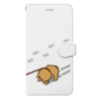 semioticaの雪のイヤイヤ柴犬 Book-Style Smartphone Case