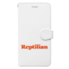 アメリカンベース のReptilian　ヒト型爬虫類　グッズ Book-Style Smartphone Case