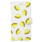 BenizakeのFlute series -lemon- white Book-Style Smartphone Case