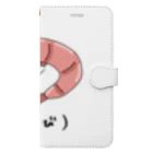 ゆーん@えびのお👑🦐のえびさんあいてむず(スマホケース+文字あり) Book-Style Smartphone Case