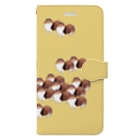 ずっこ（zucco.)のシェルティの大群 Book-Style Smartphone Case