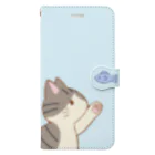 かわいいもののおみせ　いそぎんちゃくのお魚にゃー　キジ白 Book-Style Smartphone Case