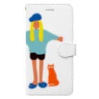 Earthlingの地球人（キャップ女子） Book-Style Smartphone Case