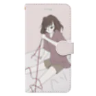 午前五時のうとうとの起きれません Book-Style Smartphone Case