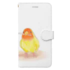 まめるりはことりのコザクラインコ　レイ【まめるりはことり】 Book-Style Smartphone Case