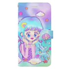 凪　nagiのGirl in love with the sea Book-Style Smartphone Case