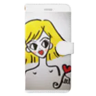 まみまりあの金髪AnimA さん Book-Style Smartphone Case