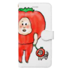 もっちハウスのもちもちトマト🍅 手帳型スマホケース