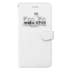 Drums and Cajon　あんりの★magic spice 手帳型スマホケース　White Book-Style Smartphone Case