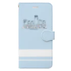 Drums and Cajon　あんりのmagic spice 手帳型スマホケース　Light Blue Book-Style Smartphone Case