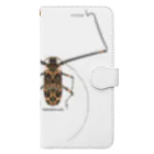 insectech.comのテナガカミキリ Book-Style Smartphone Case