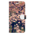 日本風景と自然風景の桜　目黒 Book-Style Smartphone Case