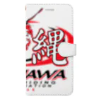 RisingSunRodeoの沖縄ブルライディング協会 (OBRA) Book-Style Smartphone Case