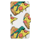 Mieko_Kawasakiの欲望のピザ🍕　GUILTY PLEASURE PIZZA AO TRANSPARENCY Book-Style Smartphone Case