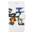 ファミっ子プレイ動画オリジナルグッズのファミっ子レトロキャラ Book-Style Smartphone Case