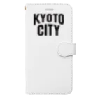 jimotyの京都　KYOTO　キョウトシティ 手帳型スマホケース