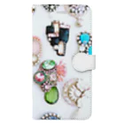 01 goodsのビジュー Book-Style Smartphone Case