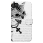 Lunatic Cat-ismのシャーという猫 Book-Style Smartphone Case