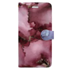 Lizamueのart://pink×purple Book-Style Smartphone Case