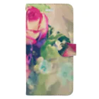 咲きショップのバラのブーケ  Book-Style Smartphone Case