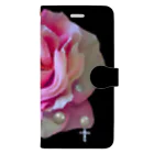 💜Salon de Lucia💜のRosenkreuzer PINKmarble bg Book-Style Smartphone Case