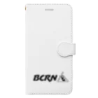 BCRN-westのBCRN-westオリジナルロゴ黒横 手帳型スマホケース