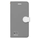 斜め上支店の和色コレクションVer-2：鼠色（ねずみいろ） Book-Style Smartphone Case