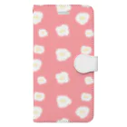 mimi_midoのフラワー(PINK) Book-Style Smartphone Case