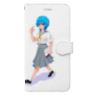 wmatpmentの日直セーラー女の子 手帳型スマホケース