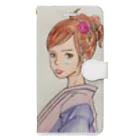 noanoadogの毒吐く女子 Book-Style Smartphone Case