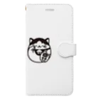 章わんぱく農園のまねきねこ(幸せ) Book-Style Smartphone Case