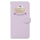 TinyMiry(タイニーミリー)のぶどうケーキ(紫)を食べよう Book-Style Smartphone Case